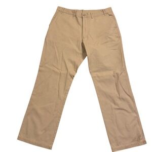 Patagonia Mens Organic Cotton Canvas Pants Khaki Tan Straight Leg 38x30